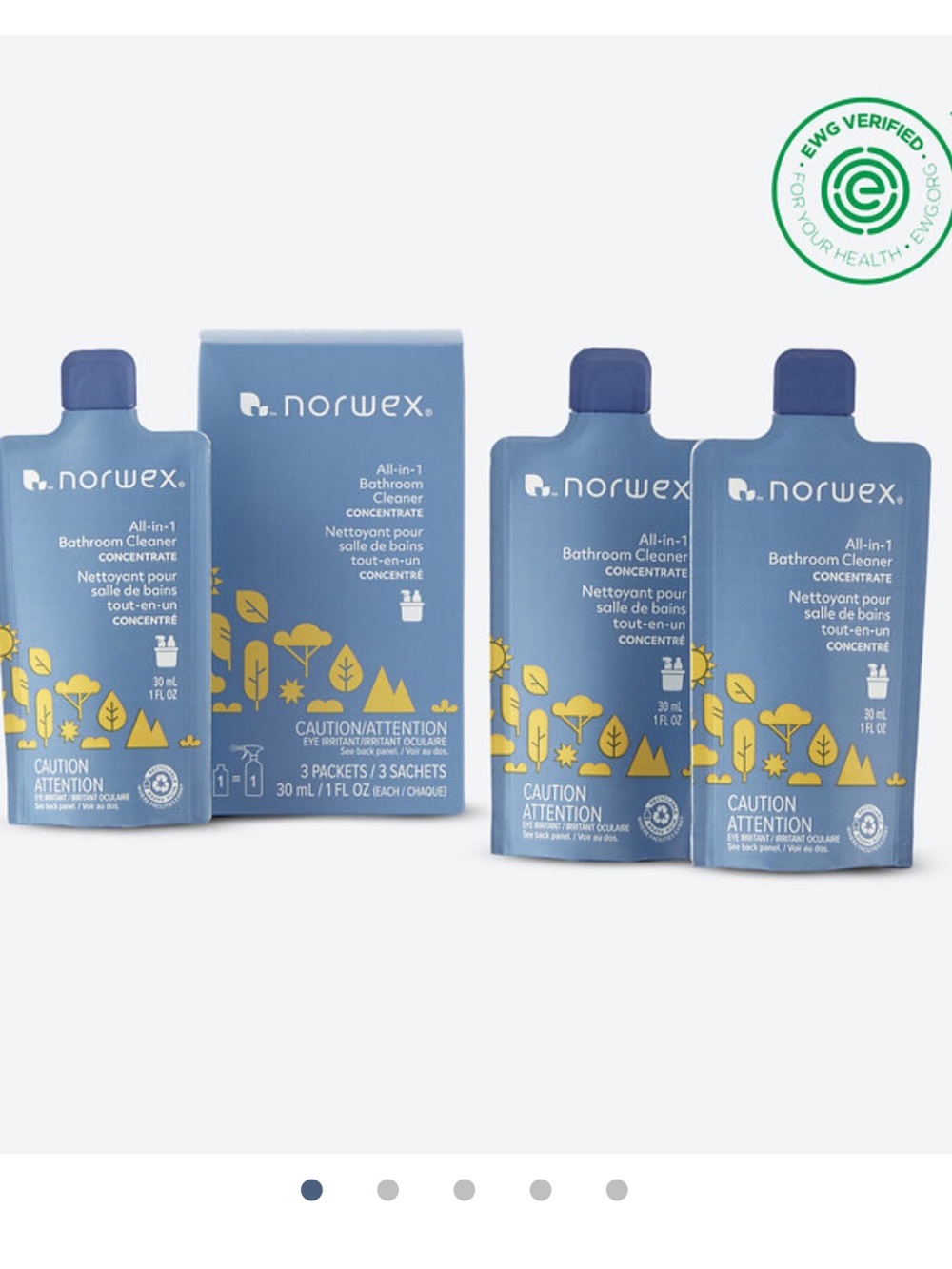 Norwex All In One Bathroom Cleaner Concentrate NWT